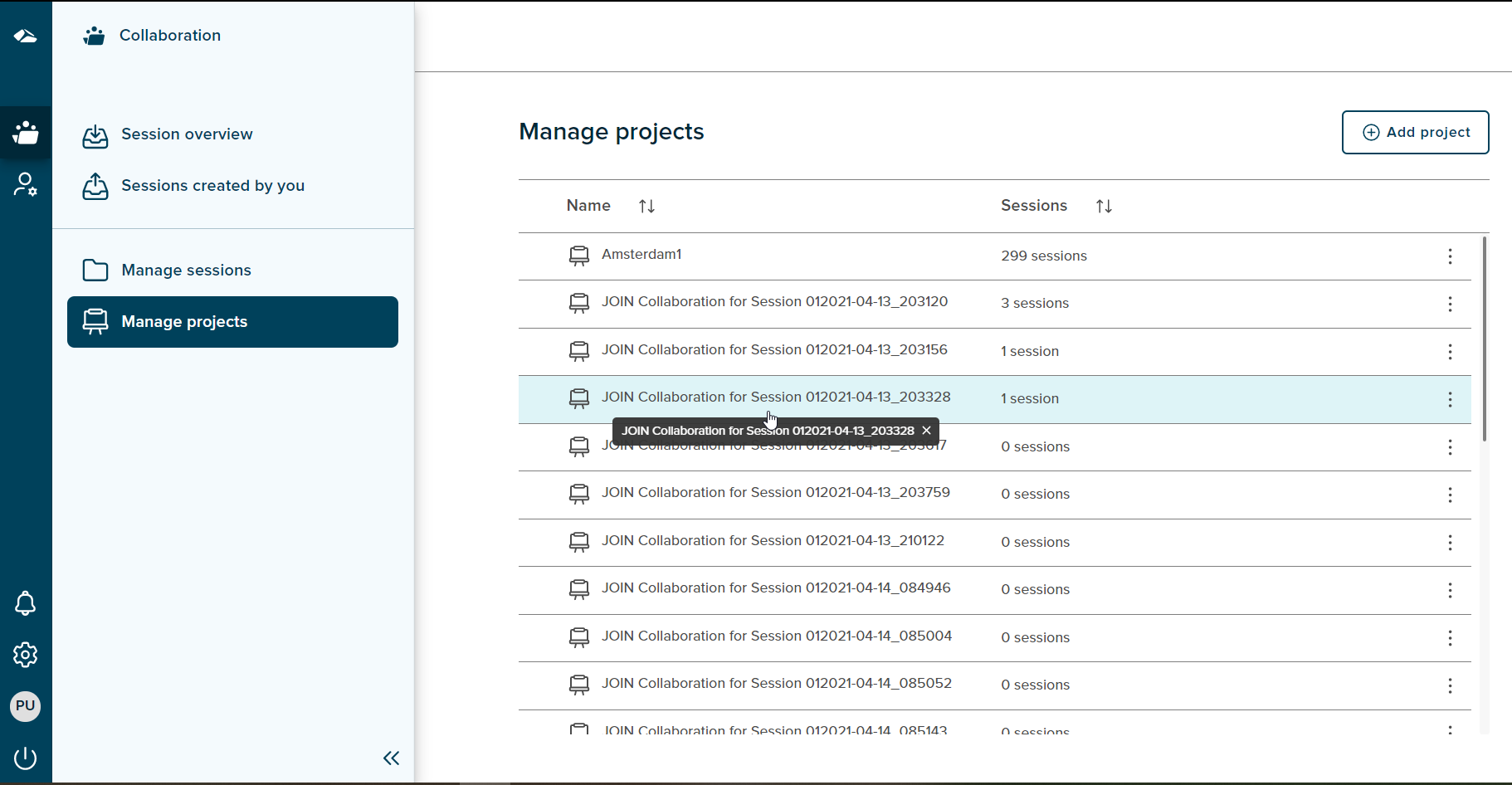 manage files