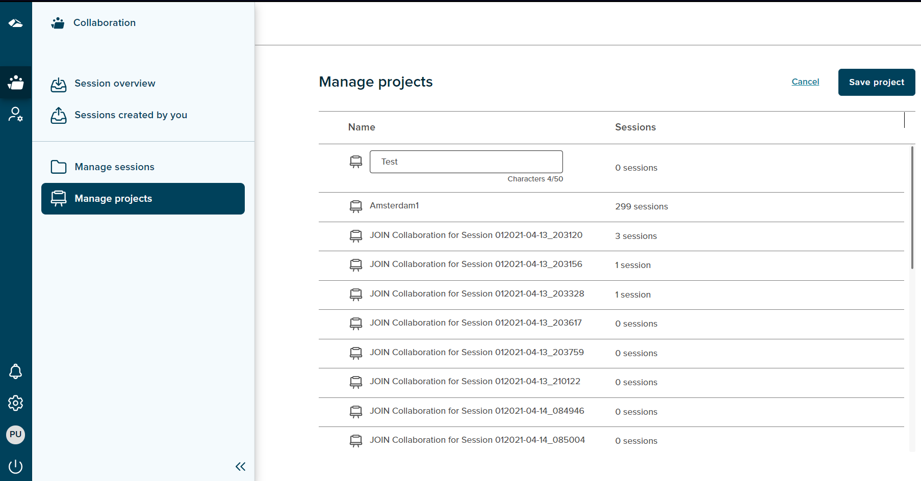 manage files