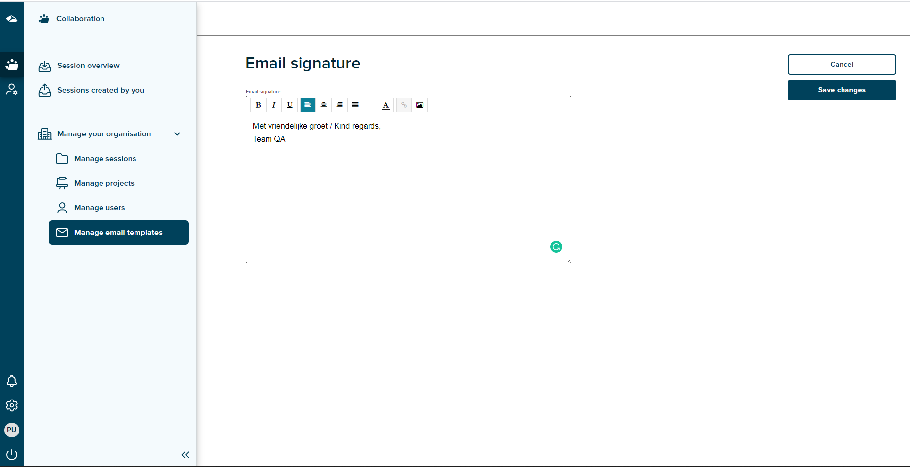 manage files