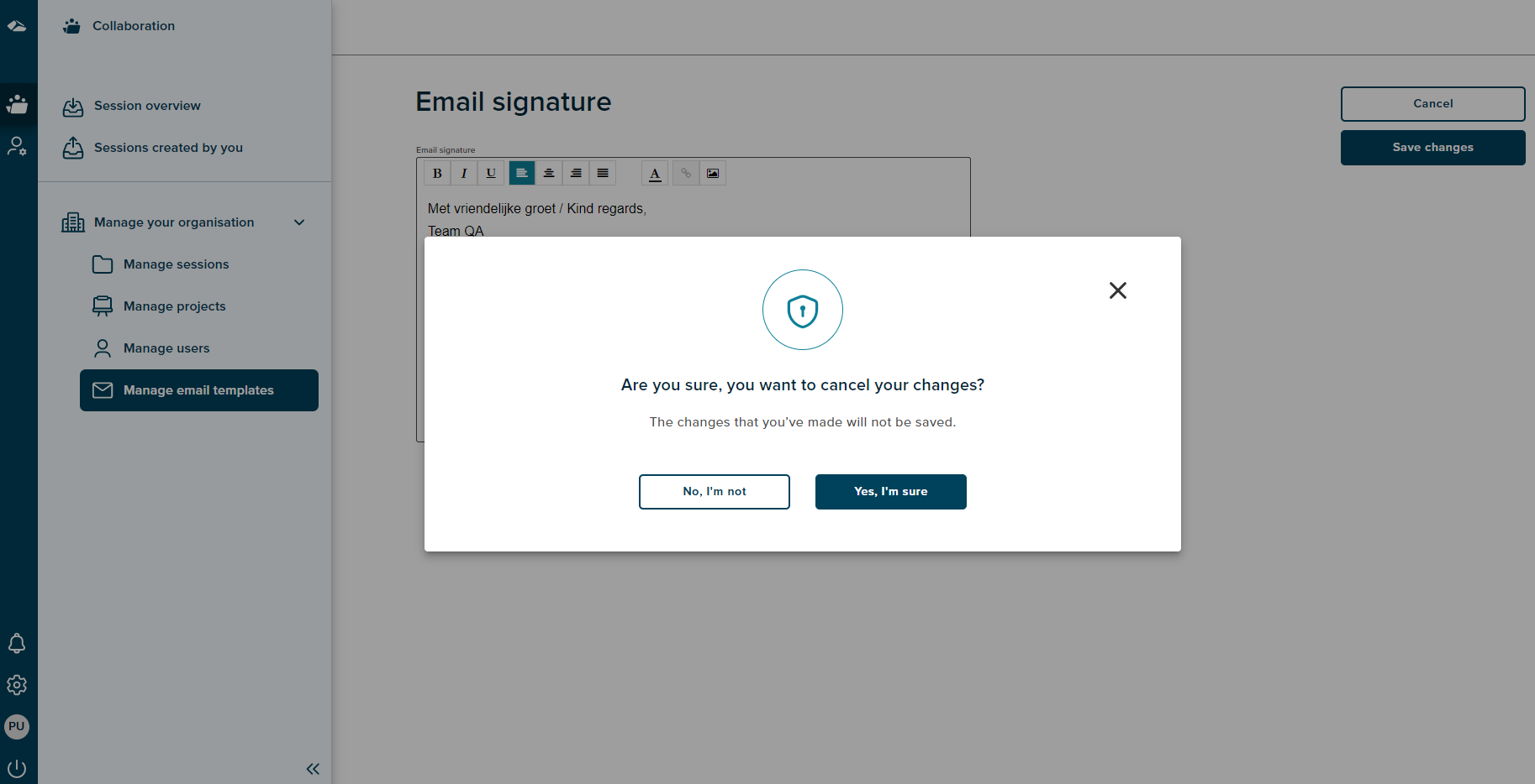manage files