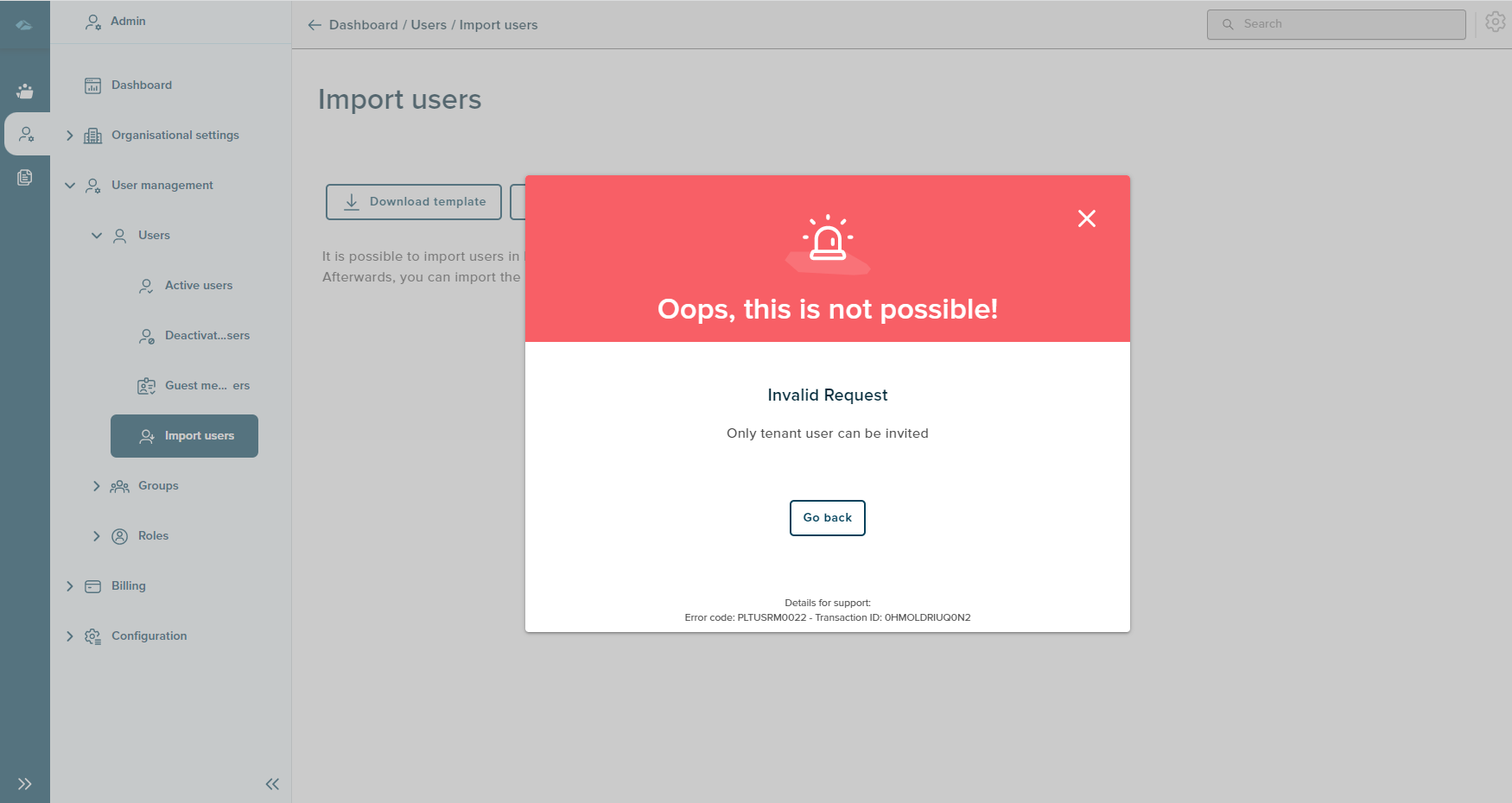 Download template