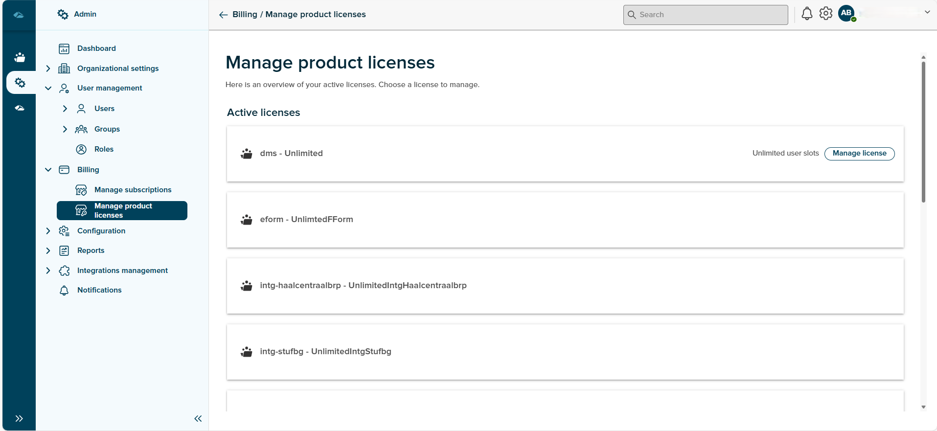 manage files