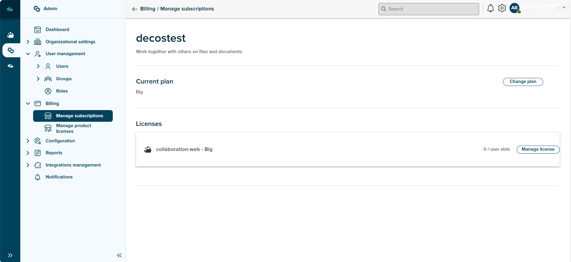 manage files